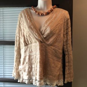 Stretch Glitter Gold and Silver Top